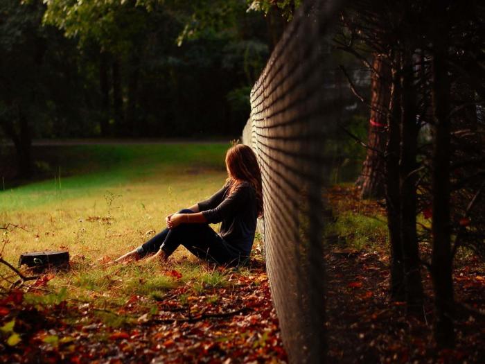 Lonely girl alone empty standing pretty room illness chronic pain depression stock Lonely girl alone empty standing pretty room illness chronic pain depression stock